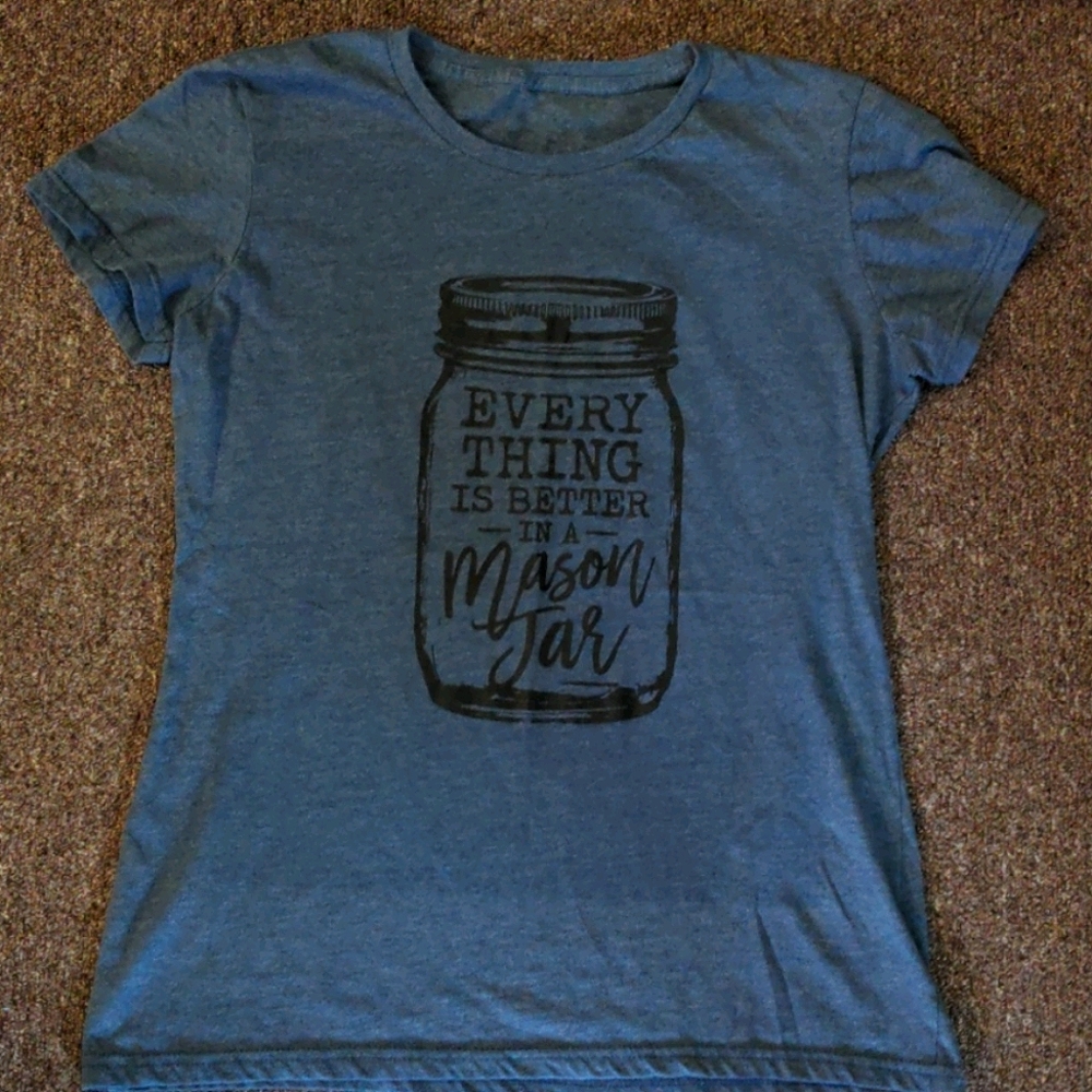 Blue Graphic T-shirt